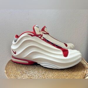 2001 Men's Vintage Nike Air Signature Player ~White/Red Sneakers Shoes Size16